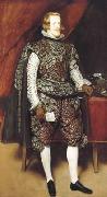 Portrait en pied de Philippe IV (df02) Diego Velazquez
